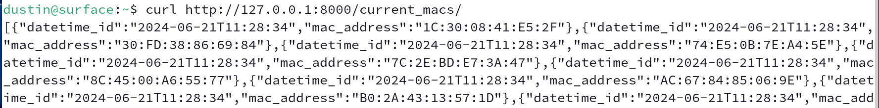 Migrating/Updating my TinyDB MAC API – Part 2 – SQLAlchemy